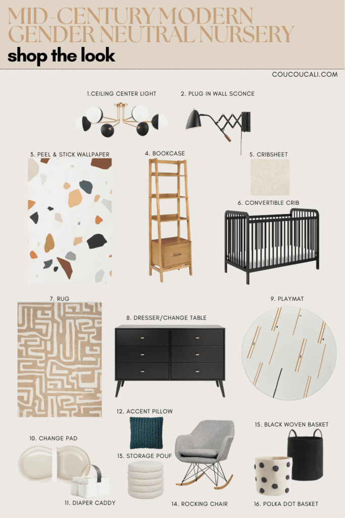 modern gender neutral nursery